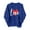 Blue-Valentines Sweatshirt, variant on FMFYFH Womens Sweatshirts Crewneck Oversized Pullover Sweaters Cute Graphic Tops Valentines Day Sweatshirt