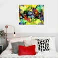 thumbnail image 4 of FLORID Abstract Pop Art Wall Art Decor Canvas Print Picture Artwork for Bedroom Kitchen Office Home Wall Decor Framed Ready to Hang Wall Art Decor 20x16 in / 16x12 in 16x12in, 4 of 4