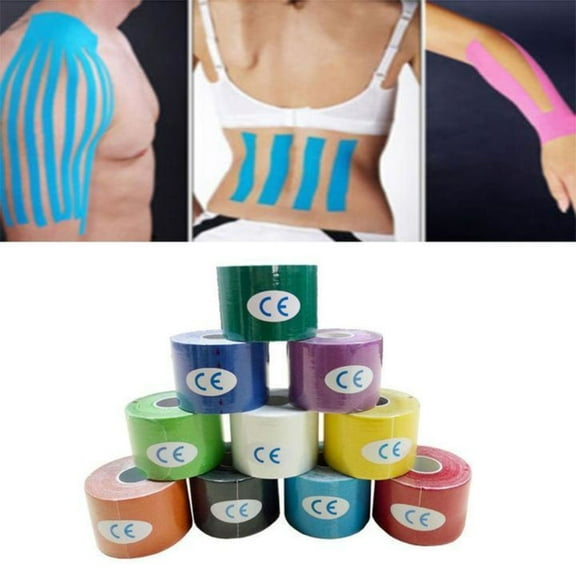 Cheers.US Sports Kinesiology Tape Elastic Therapeutic Physio Muscle Pain Relief