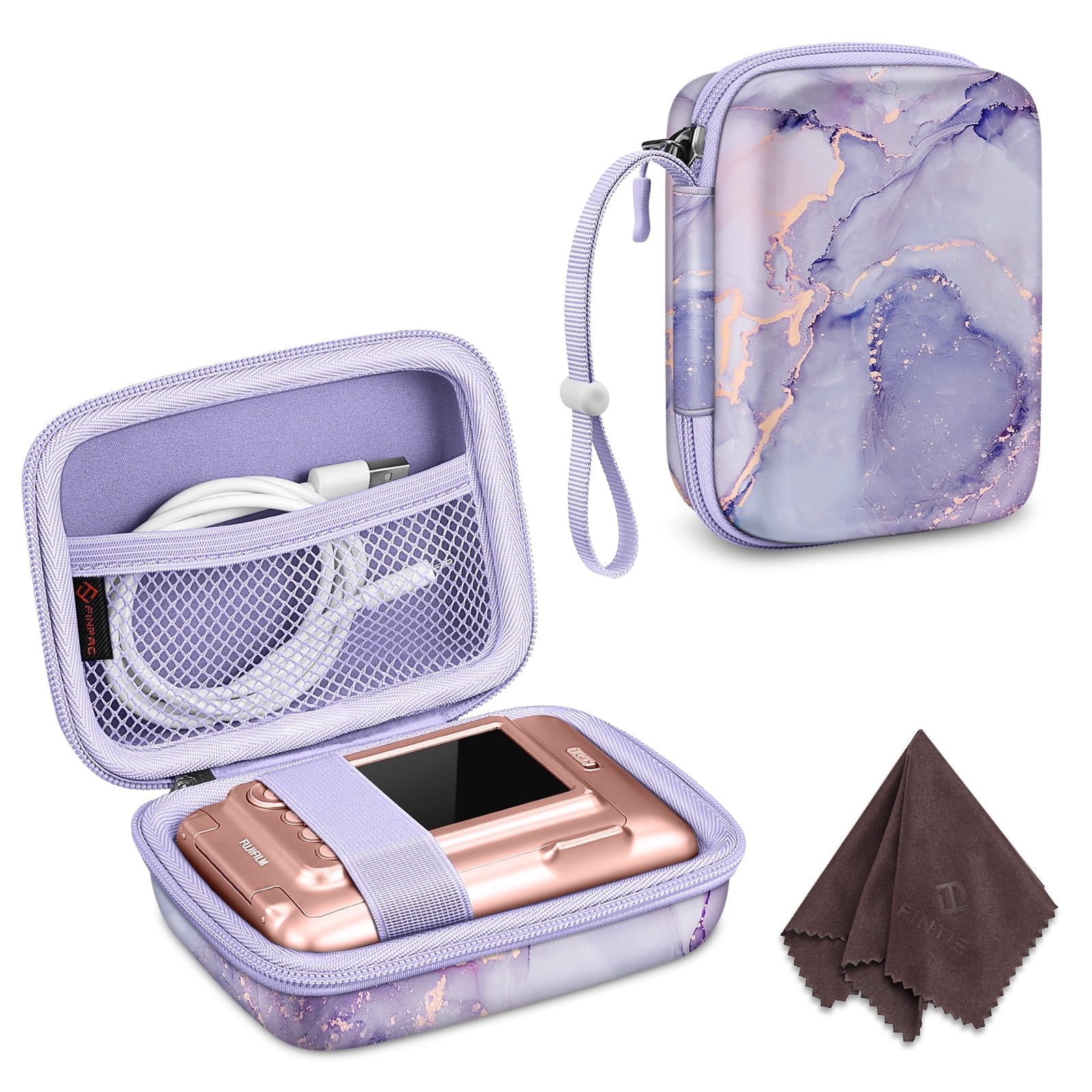 Fintie Kids Camera Case Compatible with Goopow/Seckton/Dylanto/Mgaolo/Masterbee/CIMELR/Desuccus Kids Camera Toys, Children Digital Video Camera Carrying Bag, Birthday Festival Gift