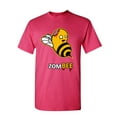 thumbnail image 1 of Tee Hunt Zombee T-Shirt Zombie Apocalypse Funny Dead Bee Outbreak Brains Mens Shirt, Hot Pink, 4X-Large, 1 of 4