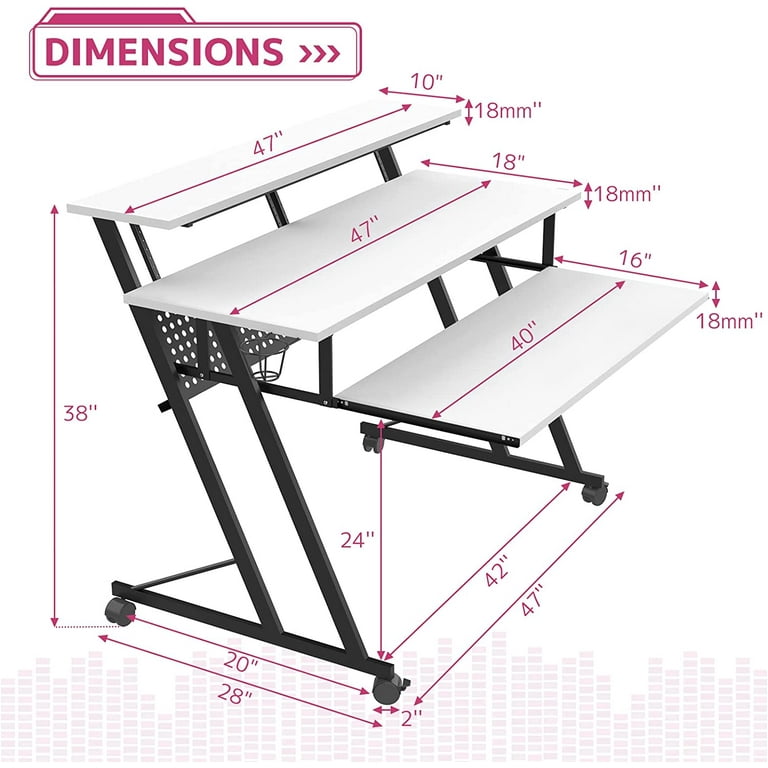 ProStyle】Home Recording Table KWD-200 - 木製ラック・ウッド