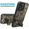 thumbnail image 3 of Cover with Clip for iPhone 15 Pro Max, Nakedcellphone Tough Hybrid Phone Cover [with Kickstand] and Belt Hip Holster [Secure Anchors], 3 of 10