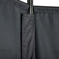 thumbnail image 5 of Topcobe 3-Panel Freestanding Privacy Screen for Study Balcony, 6 Ft Tall Modern Room Divider for Bedroom Living Room Dining Room, Portable Trifold Wall Divider for Home Office, Black, 5 of 10