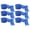 Royal Blue, variant on 6Pcs Streamers Paper (4.5CM x 25M/Roll) Crepe Paper Streamers, Tassels Streamer Pape for Party Decorations Wedding, Festivalyellow