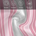 thumbnail image 5 of Pink Gray Stripes Cloth Napkins, Chic Modern Abstract Vertical Lines Washable and Reusable Dinner Napkins Set of 4, Table Napkin for Kitchen Party Birthday Wedding Hotel Housewarming 20"x20", 5 of 8