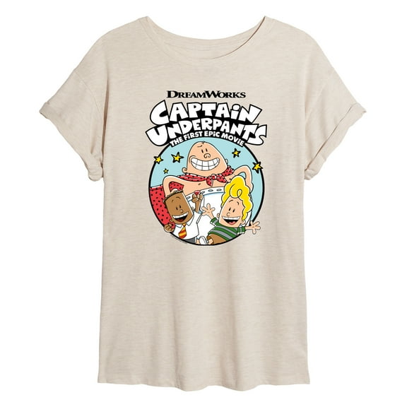 Captain Underpants - C. Underpants, George, & Harold - Juniors Ideal Flowy Muscle T-Shirt