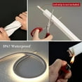 thumbnail image 3 of xianyou-Silicone LED Channel System, 16.4Ft/5M Through Free White 10x10mm DIY LED Neon Rope Light IP67 Waterproof Tube for 5mm Strip Lights Installation for Indoor Outdoor Ambient Decor, 3 of 4