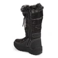 thumbnail image 3 of Nature Breeze DF72 Women Nylon Fur Trimmed Quilted Lace Up Winter Boot, 3 of 5