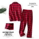 thumbnail image 3 of Conjunto de pijamas de franela de algodón para mujer, ropa de dormir de varios colores, de manga larga, pantalones largos, de talla S-3xl, 3 of 4