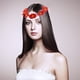 thumbnail image 4 of Corona de diadema de flores multicolor con cinta elástica ajustable, 4 of 5