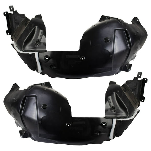 TRQ Inner Fender Liner Set Compatible with 2018-2021 Ford Mustang BDA15698