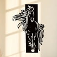 thumbnail image 5 of HELLOYOUNG Wall Art Western Metal Wall Decor Handmade Iron Art Mustang Rider Wall Sculpture for Farmhouse Decor, Durable Ranch Themed Horse Lover Gift for Wall Decoration, 5 of 9