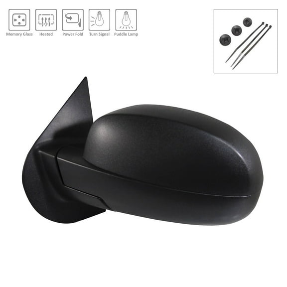 New Aftermarket  Driver Side Left Heat Signal Manual Folding Power Door Mirror 25831194 fits 2007-2014 Chevrolet Tahoe