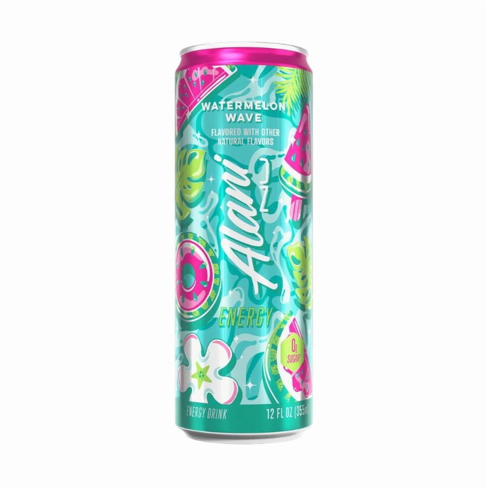 New Alani Nu Energy Drink Watermelon Wave 12 Fl oz (6 Pack)