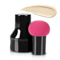 thumbnail image 4 of Foundation Blending Beauty Tools Puff Face Makeup Sponge Mushroom Head Cosmetic COFFEE, 4 of 8