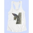 thumbnail image 3 of Majestic Butterfly I. Racerback Tank Women -Lily Liama Designs, Female x-Large, 3 of 4