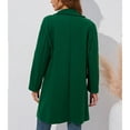 thumbnail image 2 of Defitshape Women's Winter Coat Fall Coats Long Fashion Lapel Spring Casual Fitted Comfy Warm Cotton Outerwear Green 14, 2 of 4