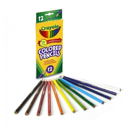 Crayola Classic Colored Pencils, School Supplies, 12