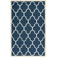 thumbnail image 2 of SAFAVIEH Cambridge Kevin Geometric Wool Area Rug, Navy/Ivory, 5' x 8', 2 of 7