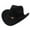 Black, variant on Cowgirl Hats Women Red Hat Leather Hat for Men Denim Cowboy Hats for Women S