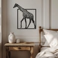 thumbnail image 4 of Violaura Giraffe Metal Wall Art - Easy to Install Hanging Perfect for Home, Living Room Decor (60.0" x 54.0"), 4 of 8