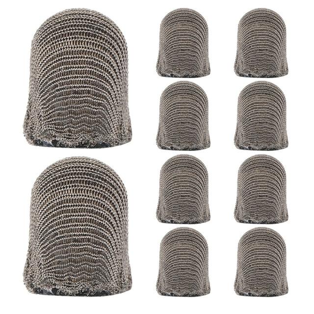 KAKOWELY 10 pcs Conductive Fabric Stylus Tips Touch Screen Pen Tips Replacement Stylus Pen Tips,0.39"X0.31"X0.31"