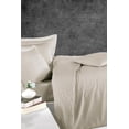 thumbnail image 2 of Juego de cama de rayas beige 100% algodón, edredón individual o doble, 2 of 3