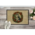 thumbnail image 4 of Carolines Treasures DAC2433JMAT 24 x 36 in. Unisex Siberian Husky Christmas Flowers Doormat, 4 of 6
