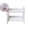 White, variant on Double-Layer Folding Plastic Storage Rack for Cosmetics Jewelry, Blue, 8.46x7.87"s
