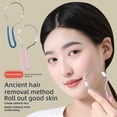 thumbnail image 2 of Rouleau à Ressort Portatif pour Enlever les Poils du Visage, Outil d'Épilation Sans Douleur pour Menton, Joues, Lèvres, 2 of 7
