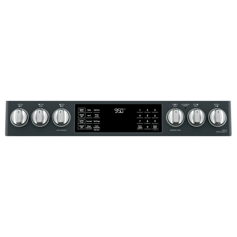 Café™ 30 Smart Slide-In, Front-Control, Induction and Convection Double- Oven Range - CHS950P2MS1 - Cafe Appliances