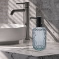 thumbnail image 6 of Unique Bargains 1 Pc Classic Cylindrical Soap Pump Dispenser for Bathroom 450ml Clear Gray Black, 6 of 6
