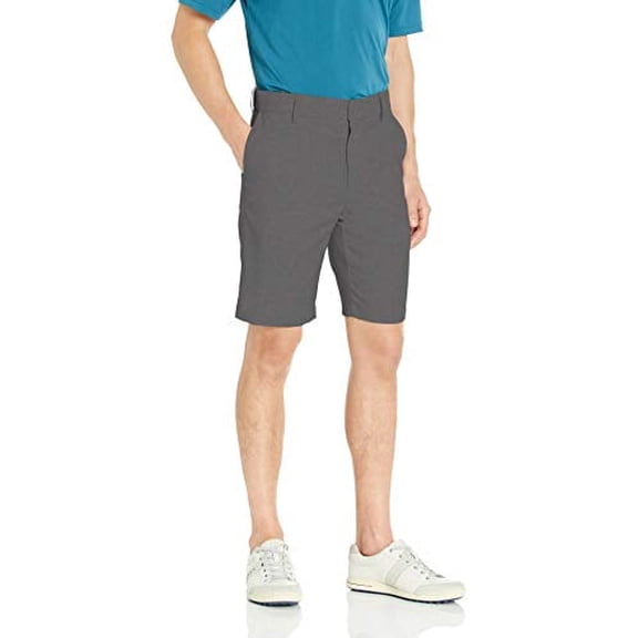 PGA TOUR Men's Expandable Flat Front Golf Short, Quiet Shade, 38