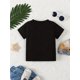 thumbnail image 2 of Baby Boys Short Sleeve T-shirt, MAD LOVE FOR MY MAMA Print, Comfy Versatile Tee Tops, Summer Casual Wear, 2 of 7