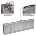 thumbnail image 4 of Zateety Wheelchair Ramp 4 ft, Folding Aluminum Threshold Ramp with Non-Slip Surface and Transition Plates, 600 lbs Capacity Handicap Ramp for Home Doorway Steps, 4 of 7