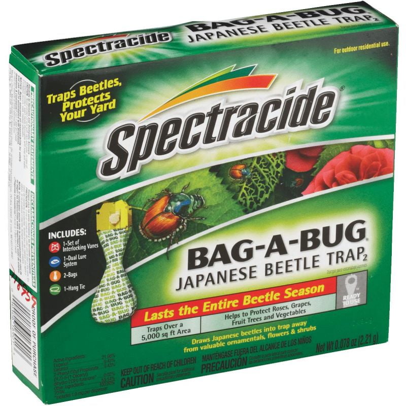 Spectracide HG-56901 Bag-A-Bug Japanese Beetle Trap2 (56901), Pack of 1, Brown/A