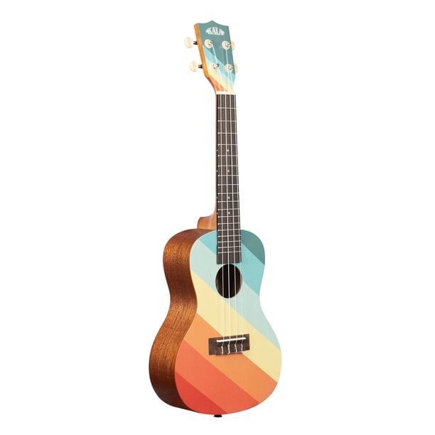 Ukelele Kala Surf Collection Concert Rainbow de 4 cuerdas
