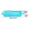thumbnail image 4 of Sentmoon Cutting Boards for Kitchen Meat Cutting Board 3 In 1 Kitchen Multifunction Sink Strainer Plastic Cutting Board Storage Basket for Cutting Washing Draining, 4 of 4