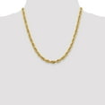 thumbnail image 6 of Auriga Fine Jewelry 14K Yellow Gold 5.4mm Rope Chain Necklace 20inch for Women, 6 of 6