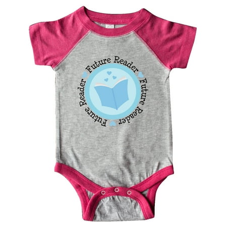 

Inktastic Reading Future Reader Books Gift Baby Boy or Baby Girl Bodysuit