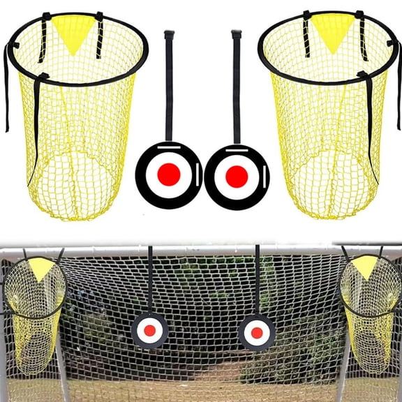 Football Target Net, Football Nets for Throwing Soccer Goal Target Football Net Easy to Attach and Detach Soccer Goal Net for Goal Training and Accuracy Practice-2 * Network 2 * Target Disk