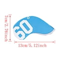 thumbnail image 4 of Greeniant 7 piezas de de hierro Driver Golf Club Cover Putter Number Headcover reemplazable Protector accesorios deportivos negro Golf Azul Greeniant OD019606-03, 4 of 6