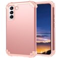 thumbnail image 1 of Decase For Samsung Galaxy A14 6.6 inch,Heavy Duty Shockproof Dual Layer Full Body Rugged Protective Hard PC Case Cover,Rosegold, 1 of 8