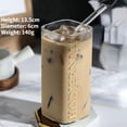 thumbnail image 1 of Vasos de vidrio cuadrados Macarena Resistente al calor Taza clara, 1 of 8