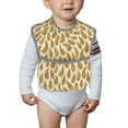 thumbnail image 6 of Susaid Gold Drops Print Bibs for Babies Toddlers Adjustable Waterproof Free Soft Durable Bibs for eating with Large Pocket Food Catcher, 6 of 8