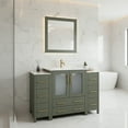 thumbnail image 3 of Vanity Art 54" Single Sink Freestanding Bathroom Vanity Set with Ceramic Top and Mirror, 3 of 9