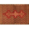 thumbnail image 1 of Ahgly Company Indoor Rectangle Persian Orange Traditional Area Rugs, 7' x 10', 1 of 1
