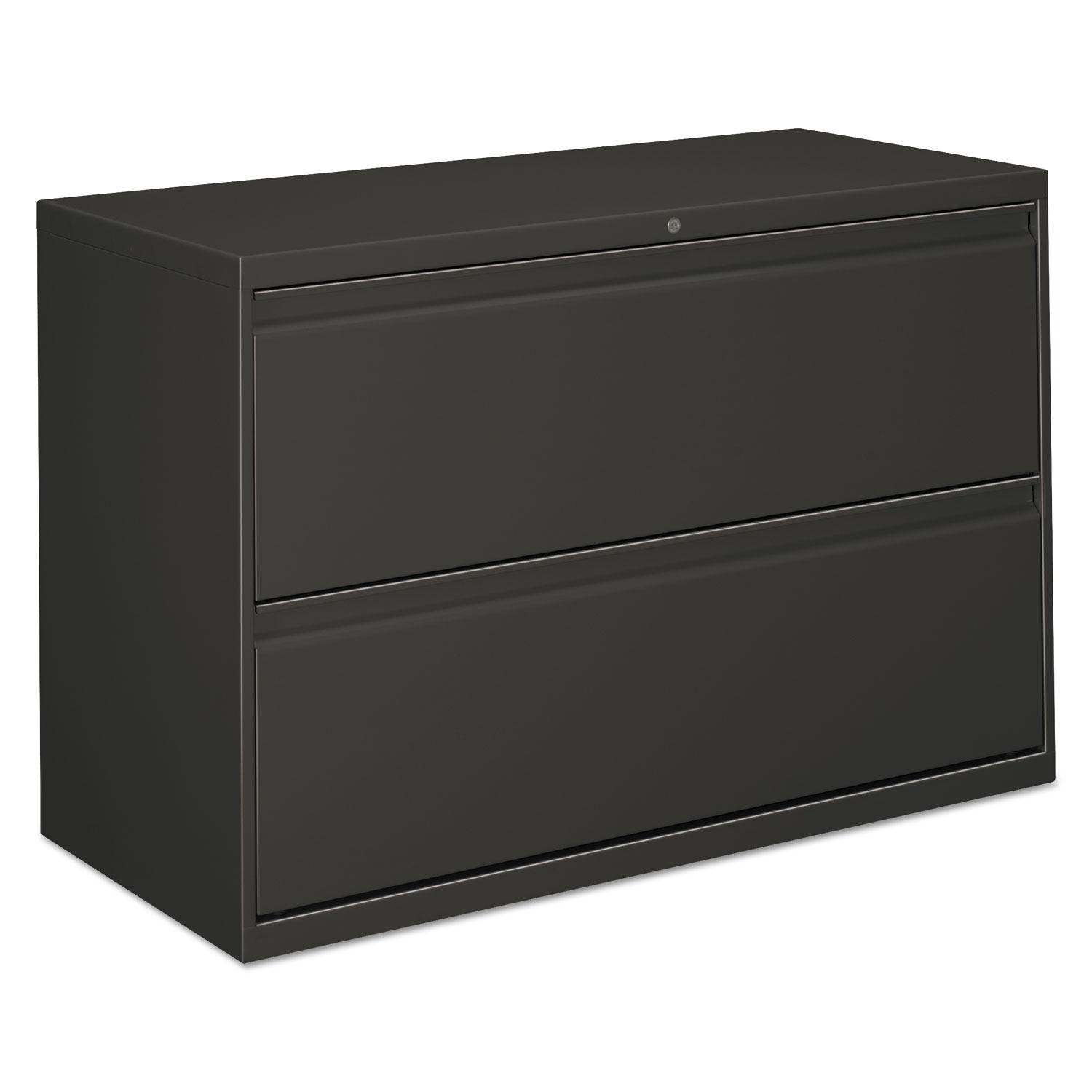 Two-Drawer Lateral File Cabinet 42W X 18D X 28H Charcoal | Total Quantity: 1 - image 1 of 2