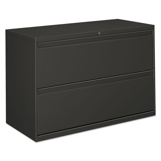 Two-Drawer Lateral File Cabinet 42W X 18D X 28H Charcoal | Total Quantity: 1